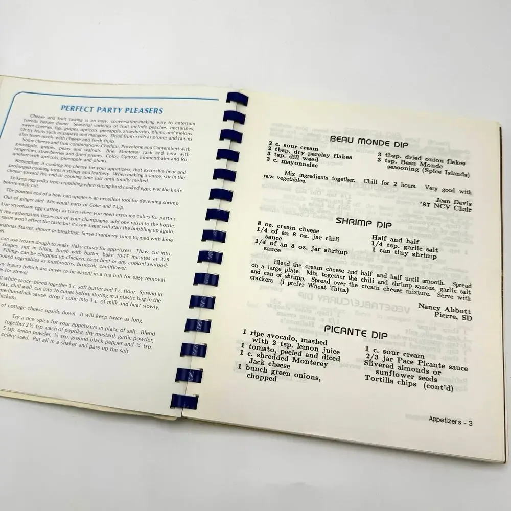 AVA Favorite Recipes Cookbook Vintage 1987 Chicago Conference of Volunteerism